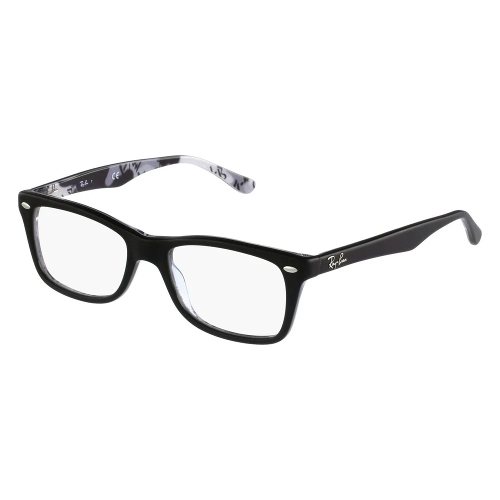 Ray Ban RB5228 5405 50-17-140 Matte Black Flex Hinge Eyeglasses Frames Only‎